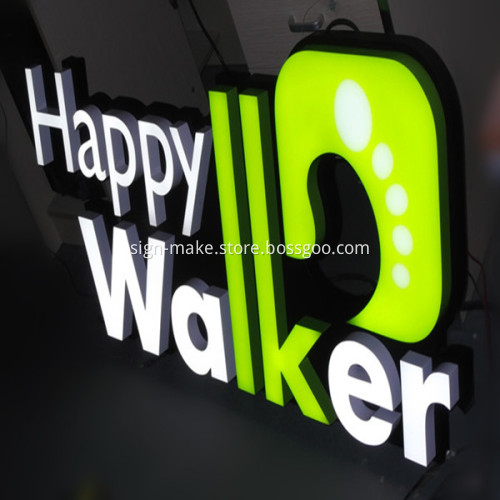 Storefront Epoxy Resin LED Channel Letters